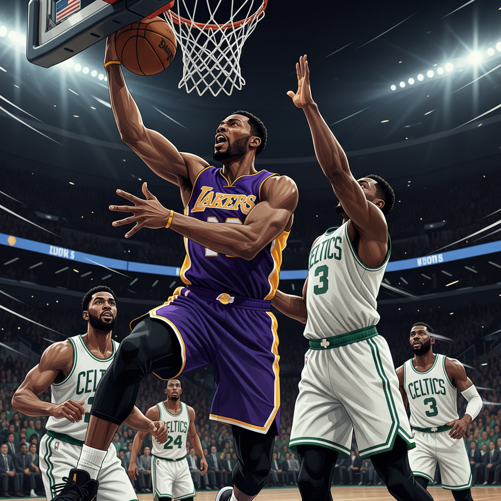 ليكرز وسلتيكس: قمة تاريخية جديدة في نهائي NBA